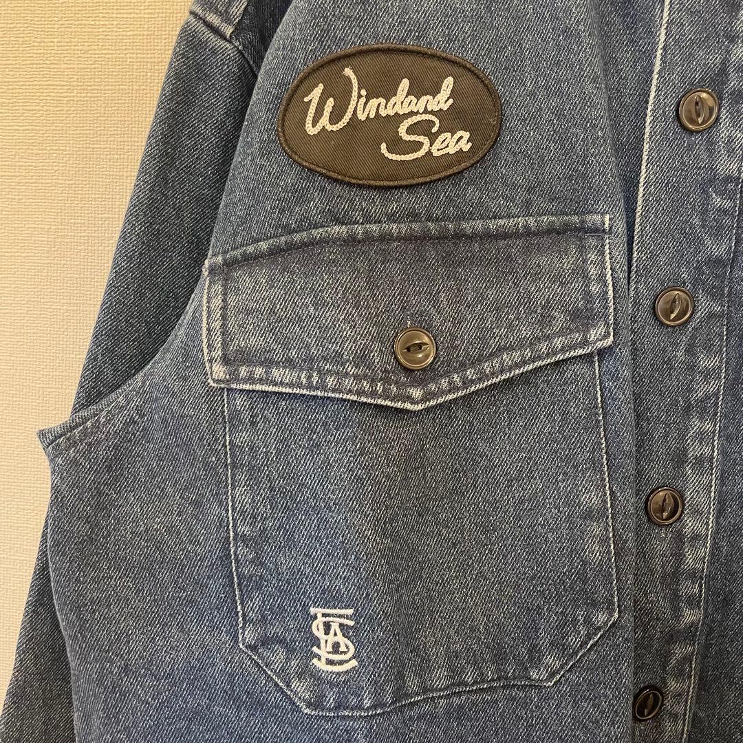WIND AND SEA WORKER SHIRT DENIM ウィンダンシー