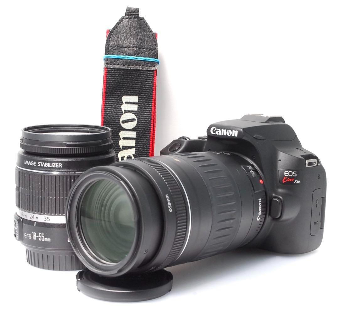 ✨Wi-Fiスマホ接続✨CANON KISS 10✨ダブルレンズ✨4K動画OK