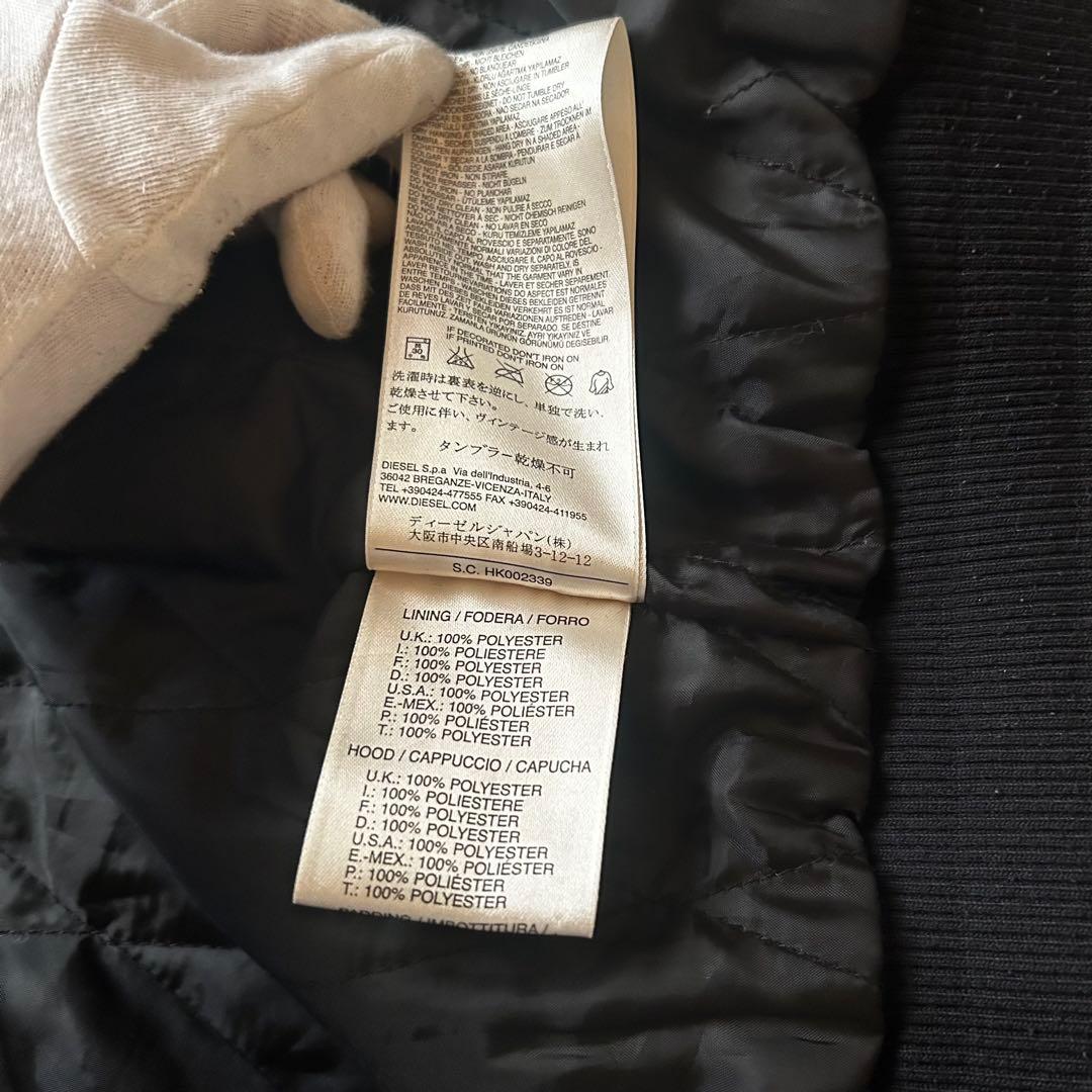 ジャケット・アウター archive grunge diesel nylon jacket black