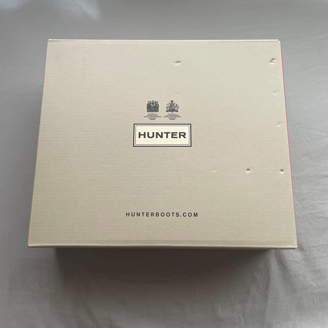 HUNTER ブラック バイカーグロス レインブーツ UK5 未使用品