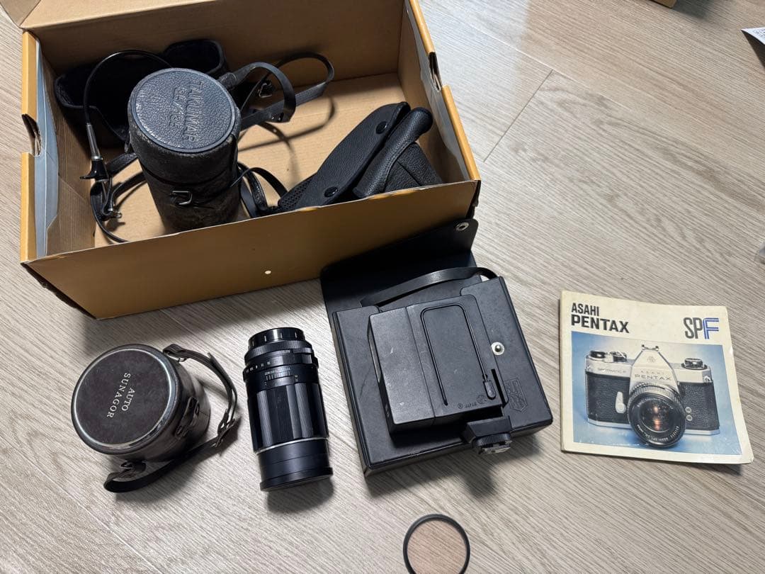 フィルムカメラ　Canon キヤノン AE-1 Pentax spotmatic
