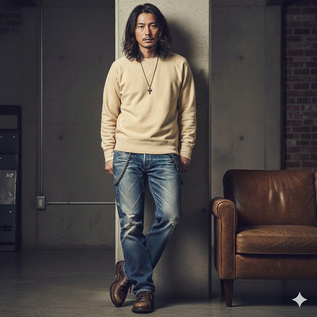 クロス銀■本革レザーフルスタッズナローベルト☆シルバーヴィンテージ