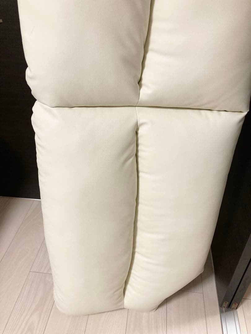 ニトリ ホワイト 2人掛けソファ MK02KD NシールドⅣ