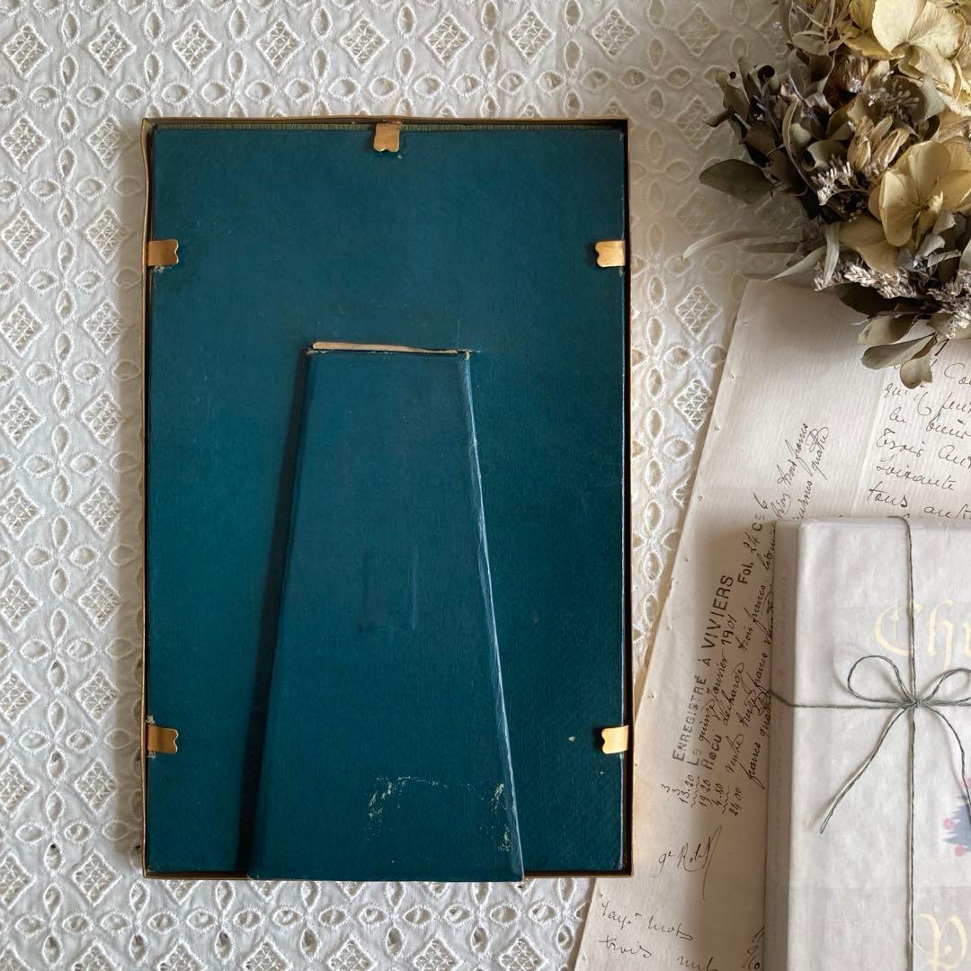 アンティークフレームC★1920年代超希少なエイナルネイマンのサンタカード入り