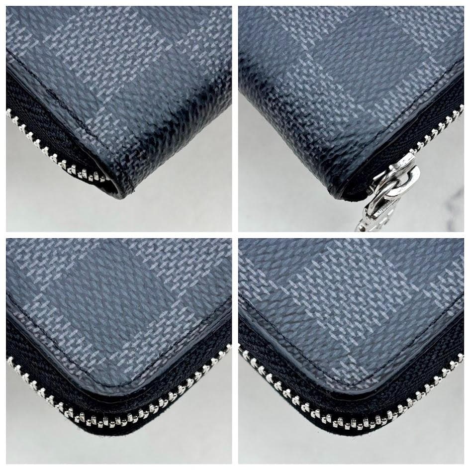 【極美品・IC搭載】ルイヴィトン　ダミエグラフィット　ジッピーパース