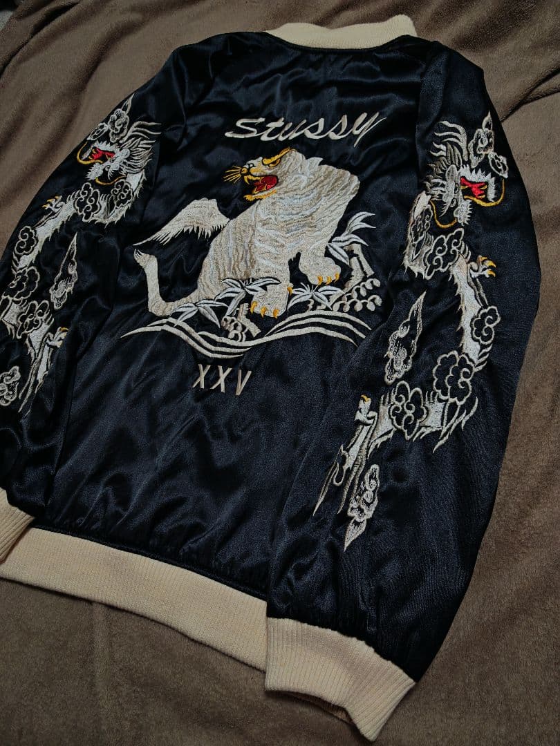 美品 Stussy 25th Anniversary 虎龍 日本限定 スカジャン