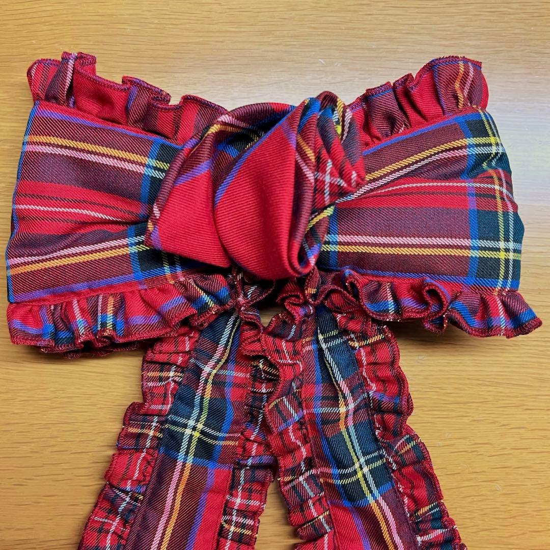 HEIHEI リボンローズブローチ　RED