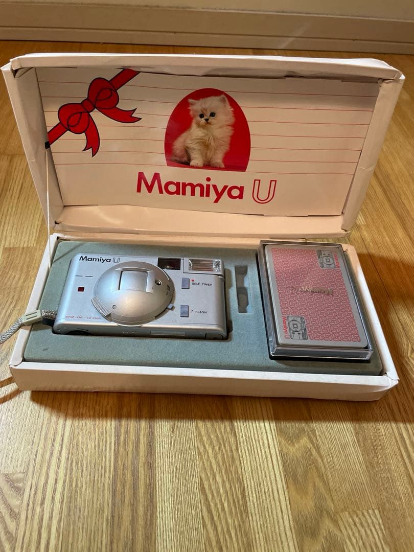 Mamiya U コンパクトカメラ＋純正トランプ付 レアセット1981年製