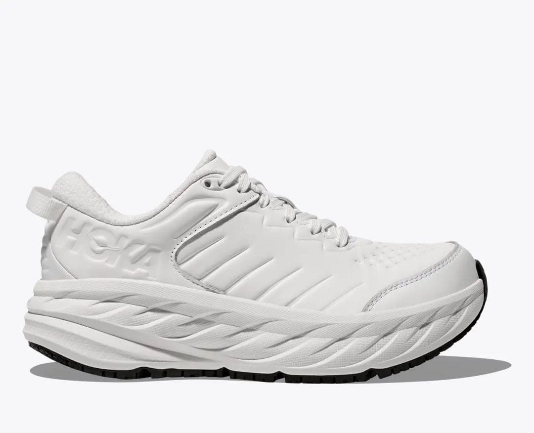 HOKA bondi sr ホワイト スニーカー