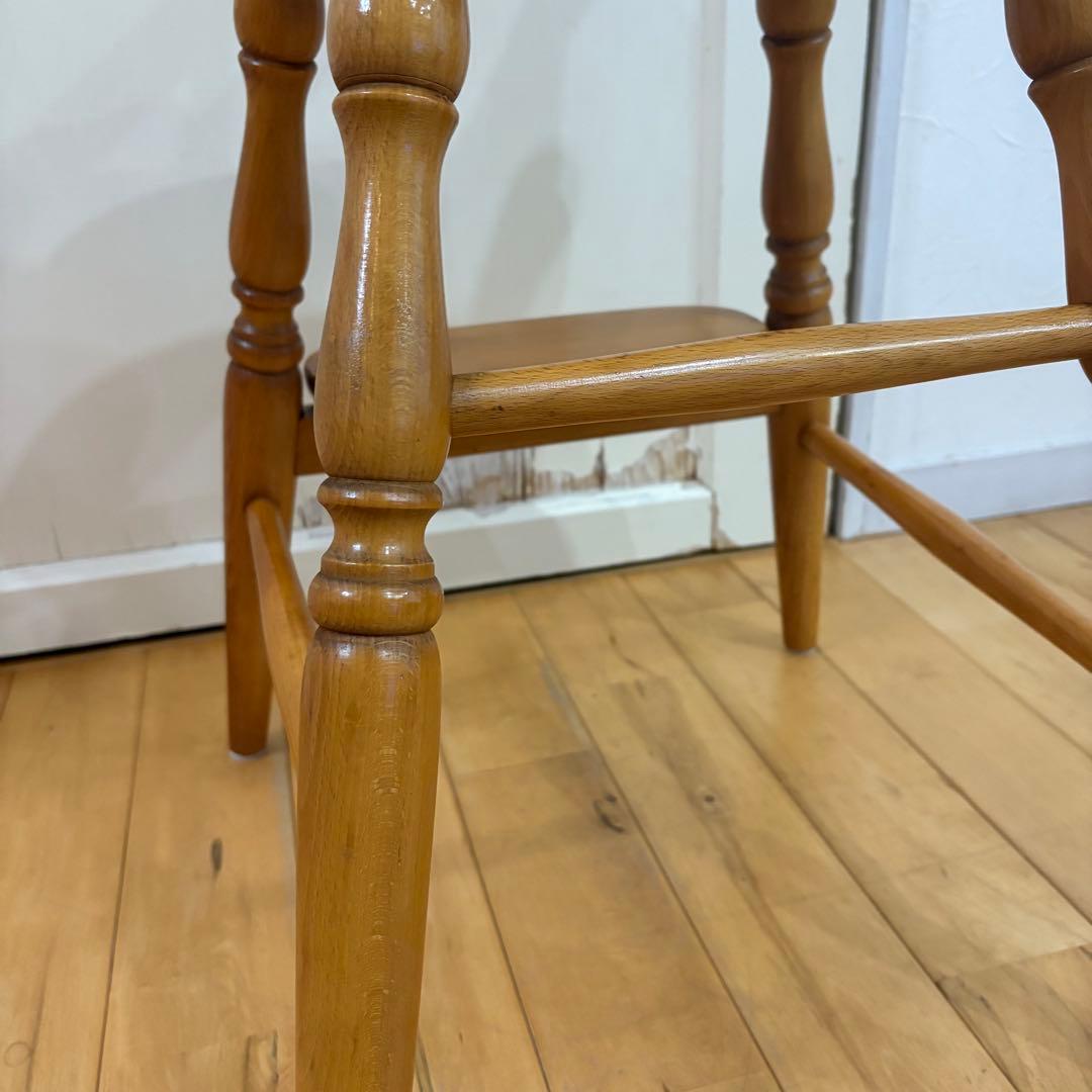 ☆ビンテージ☆ キツツキ　キッズ　ベビー　チェア　木製　ナチュラルカラー