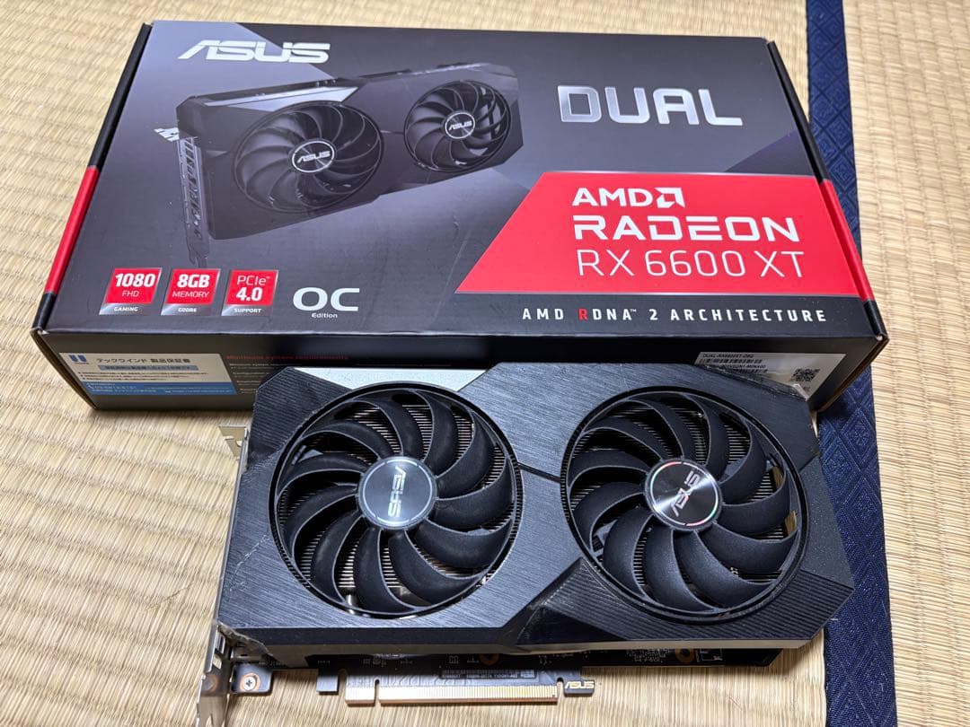 ASUS Radeon RX6600XT 8GB OC ③