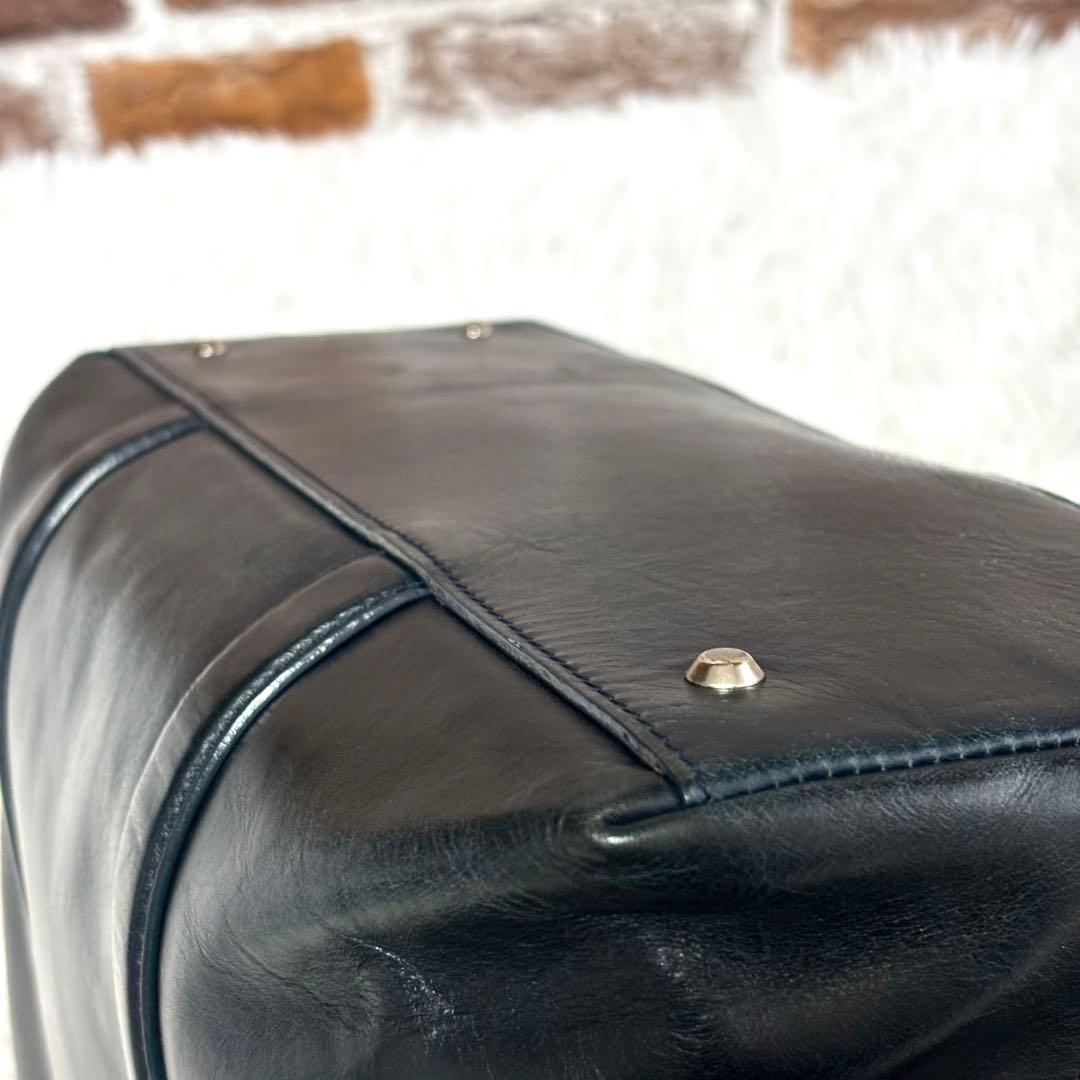 ✨人気レア✨マッキントッシュ A4可 トートバッグ ビジネスバッグ ブラック革