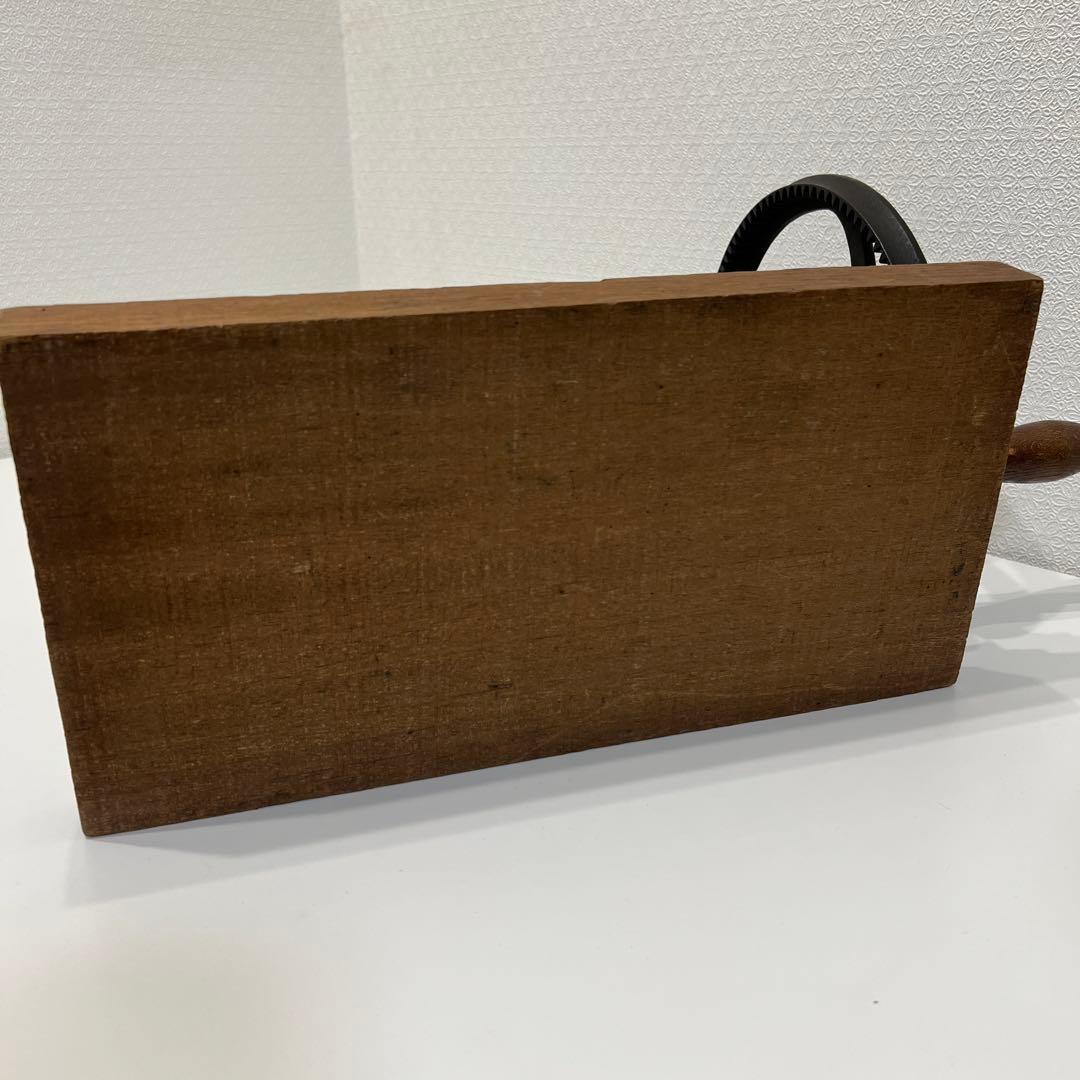 座繰り機　Mの刻印　古道具