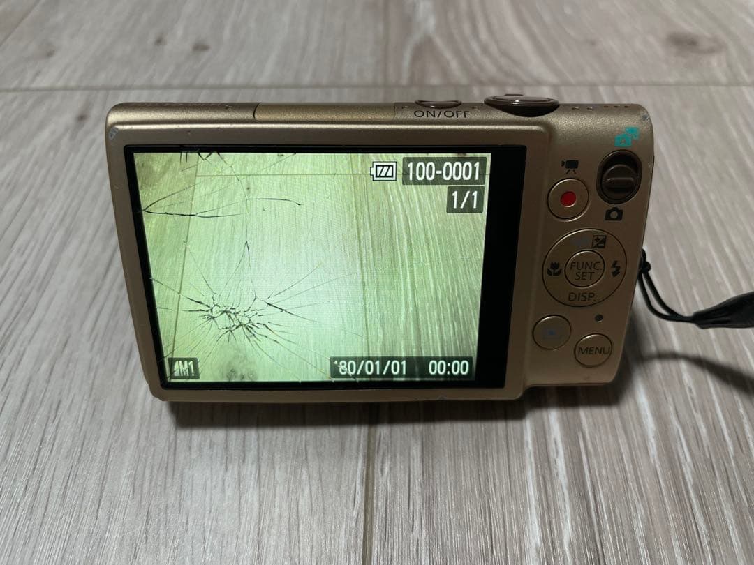 Canon IXY 620F ゴールド 本体と付属品