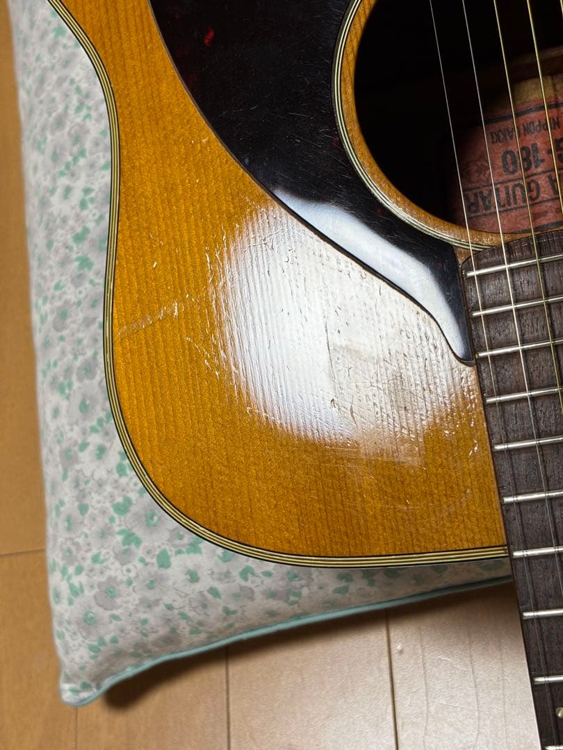 訳アリ❗️YAMAHAヤマハFG-180赤ラベル　ジャパンヴィンテージアコギ ‼️