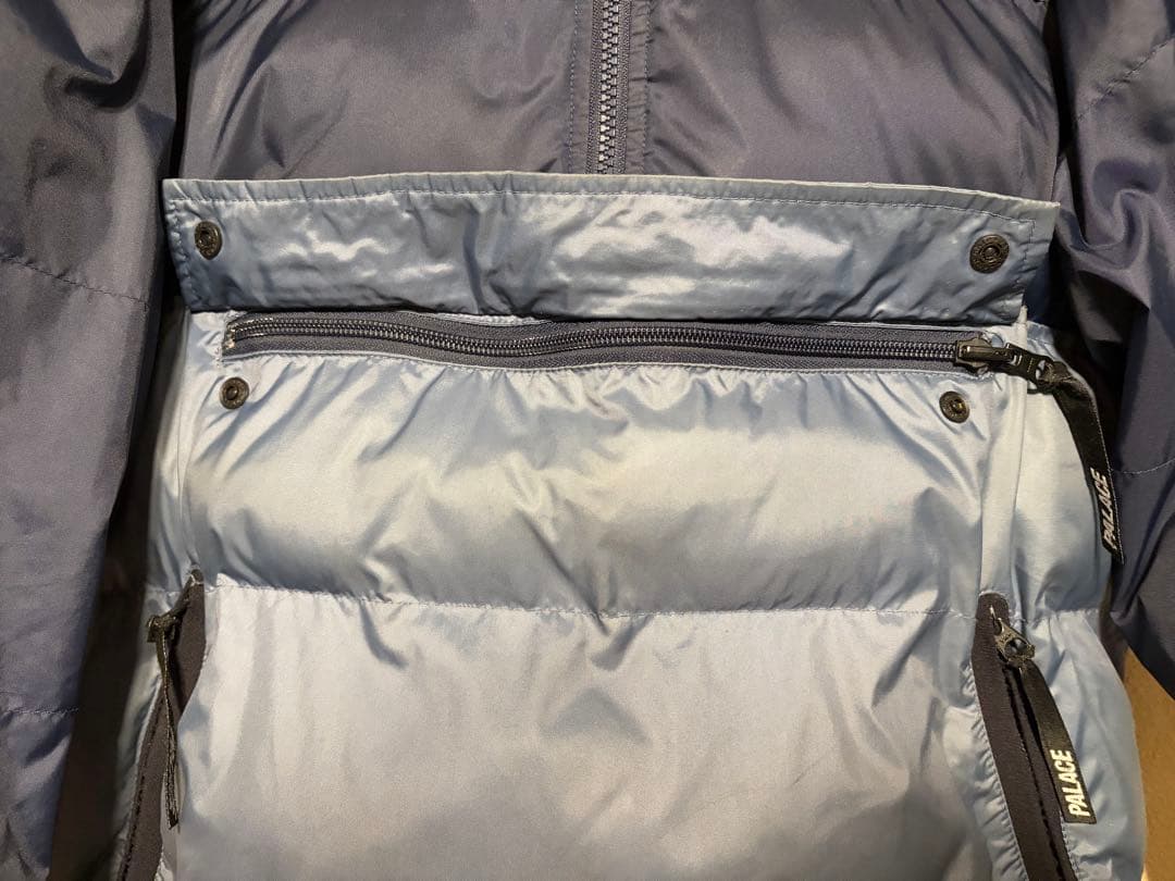 PALACE ダウンジャケット ネイビー アノラック パファージャケット