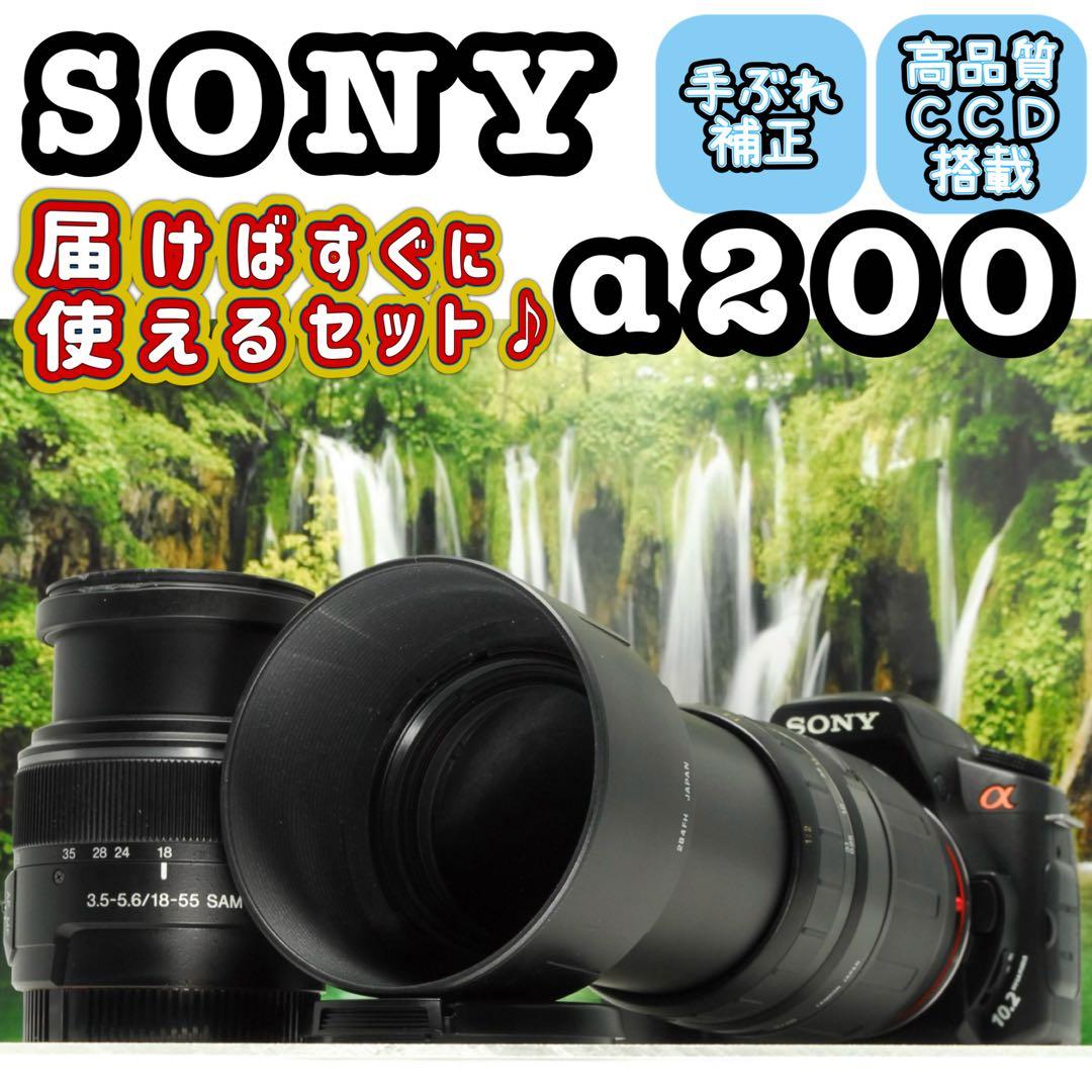 あやな様Type-C転送ケーブルセット_SONY α200 ❤️ダブルレンズ