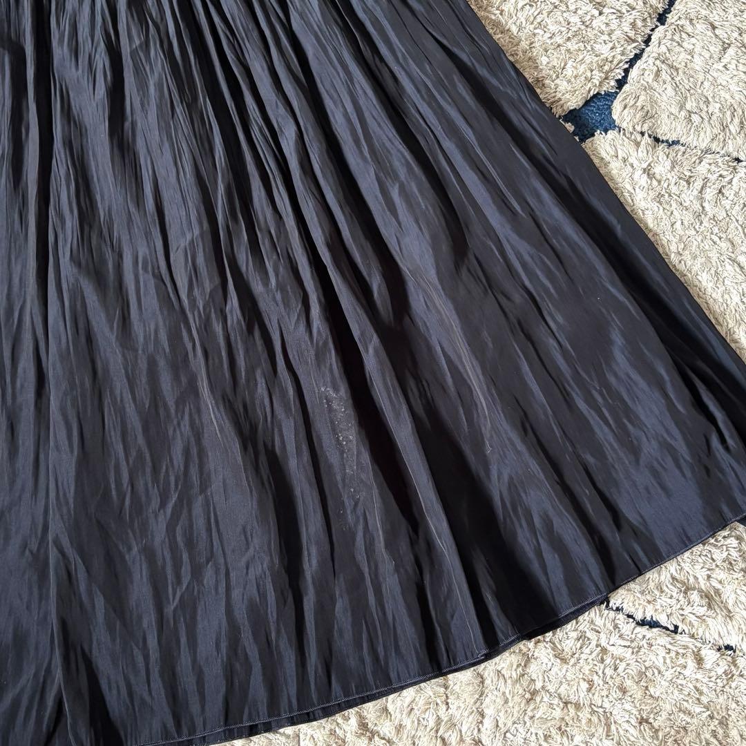 【2way✨】ブルーレーベルクレストブリッジ　リバーシブル　ロングスカート　38