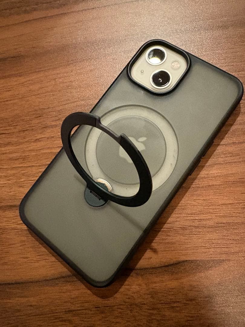 iPhone 13 ホワイト TORRASのケース付き