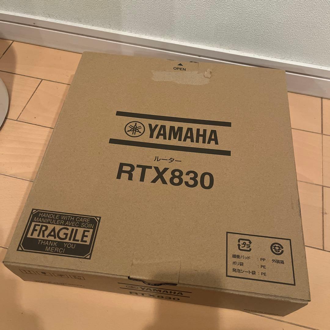 未使用　YAMAHA RTX830 ルーター