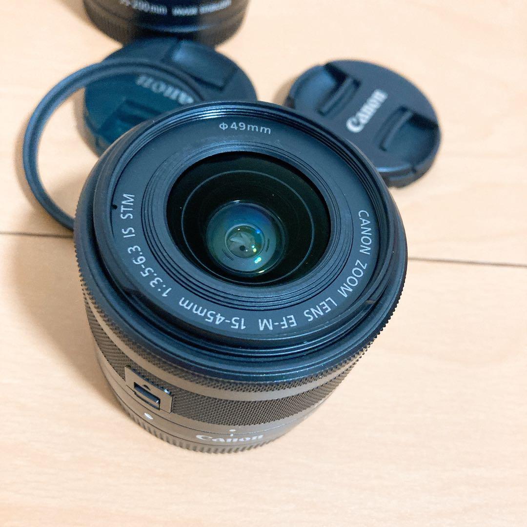 ミラーレス　ダブルレンズキット　eos kiss m 【値引き不可】