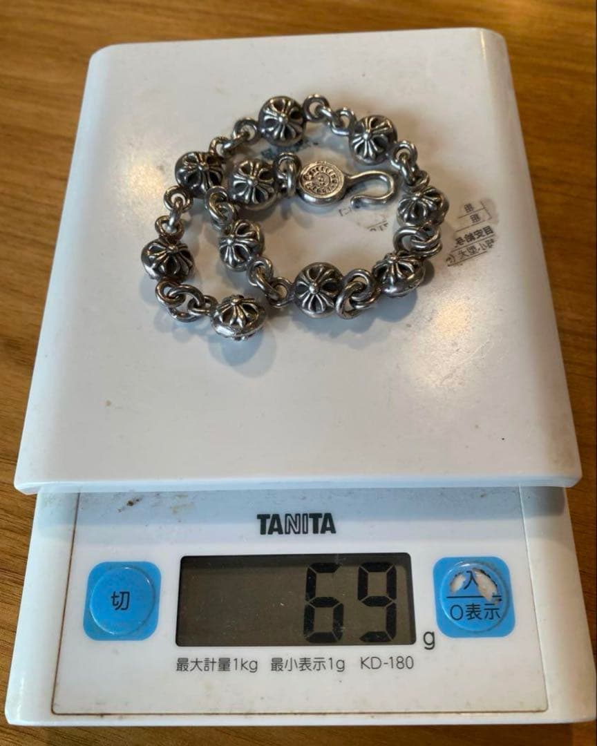 クロムハーツ クロスボールブレスレット