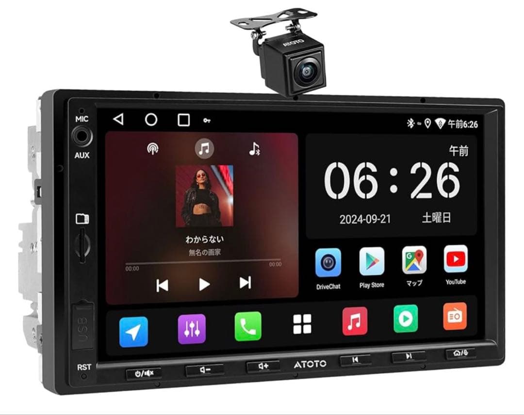 601513 ATOTO A5L Android 2DINディスプレイオーディオ