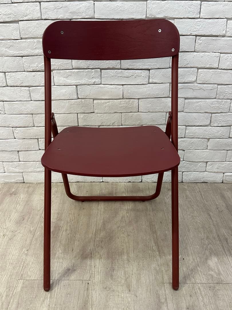 ⭐️全国送料無料】無印良品　MUJI パイプ　椅子　折りたたみ　チェア　2脚セット