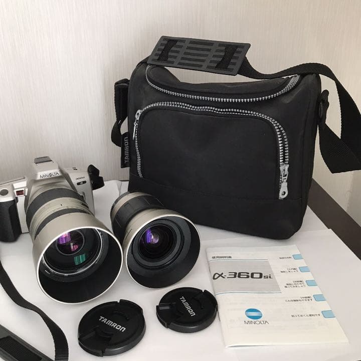 ミノルタα-360si タムロンダブルズームセット望遠レンズ