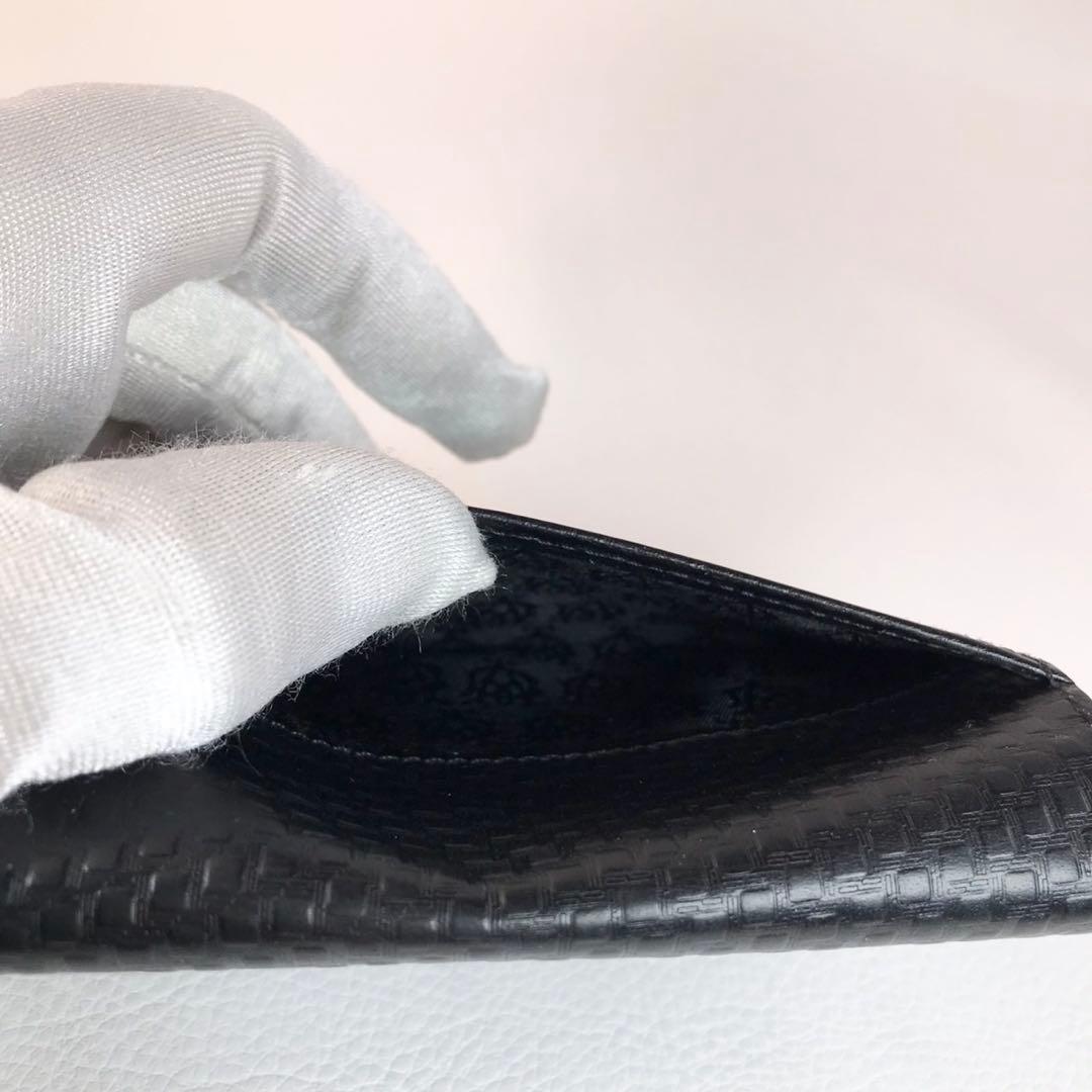 未使用品　ダンヒル　dunhill ケース　名刺入れ カードケース　マチ有