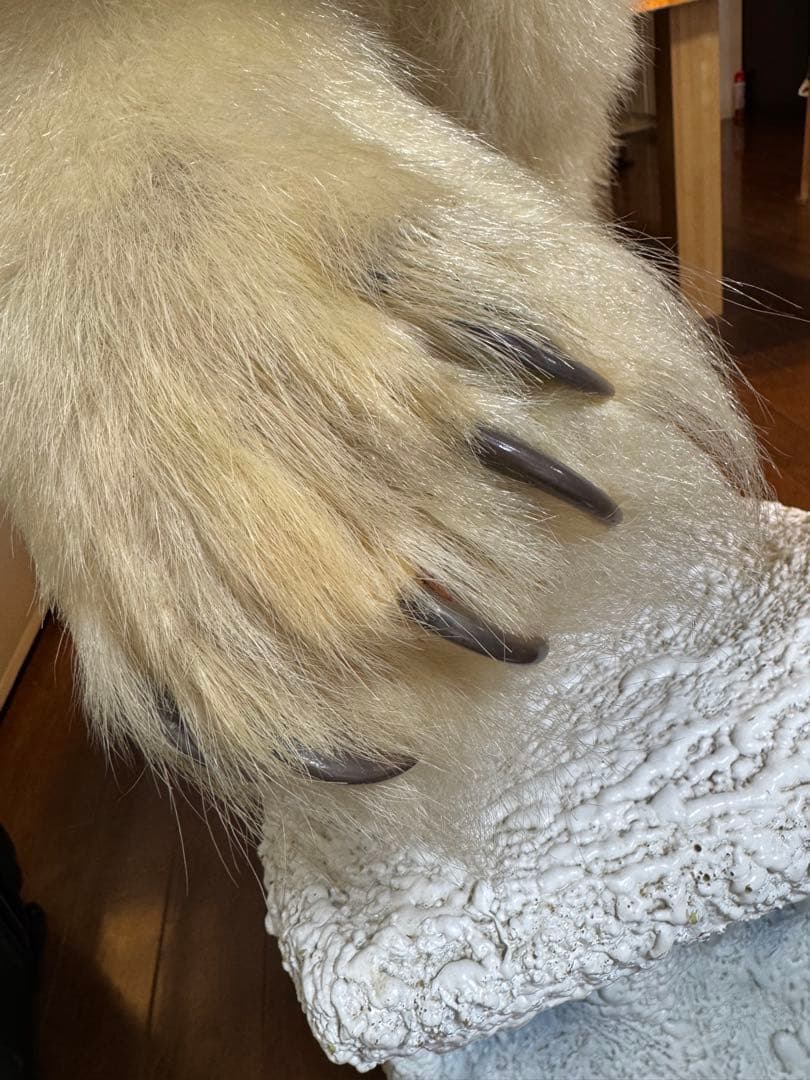 白熊剥製レプリカ