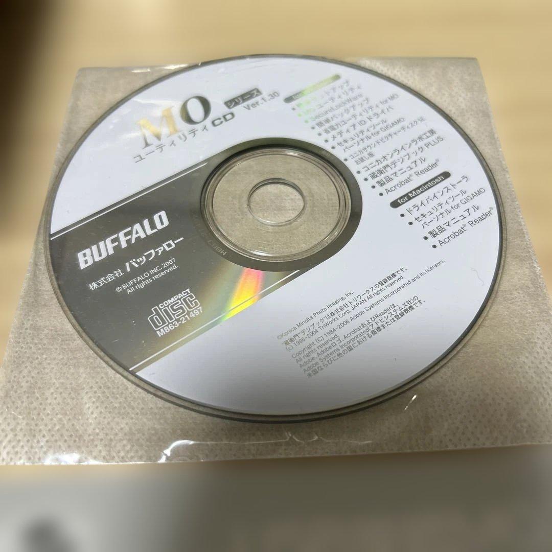 MO-PL640U2/S MOドライブ バッファロー 外付け USB 動作確認済