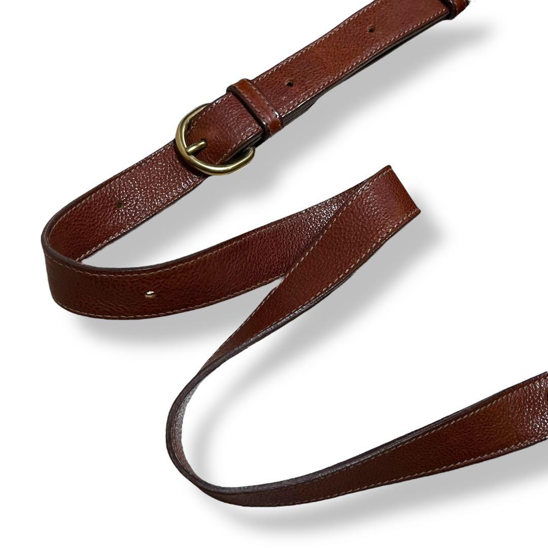 美品✨ IL BISONTE イルビゾンテ ボディバッグ ブラック レザー