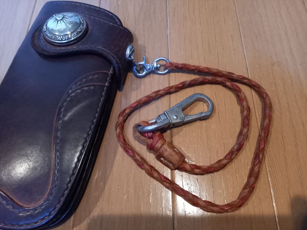 ONE'S WORKER レザー長財布 & ウォレットロープ