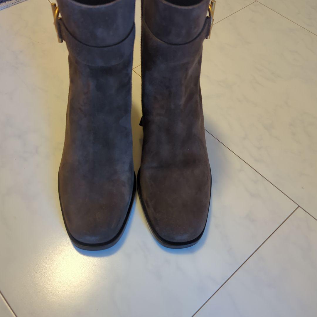 最終価格！極美品【HERMES】エルメス ショートブーツ ジル60ダークブラウン