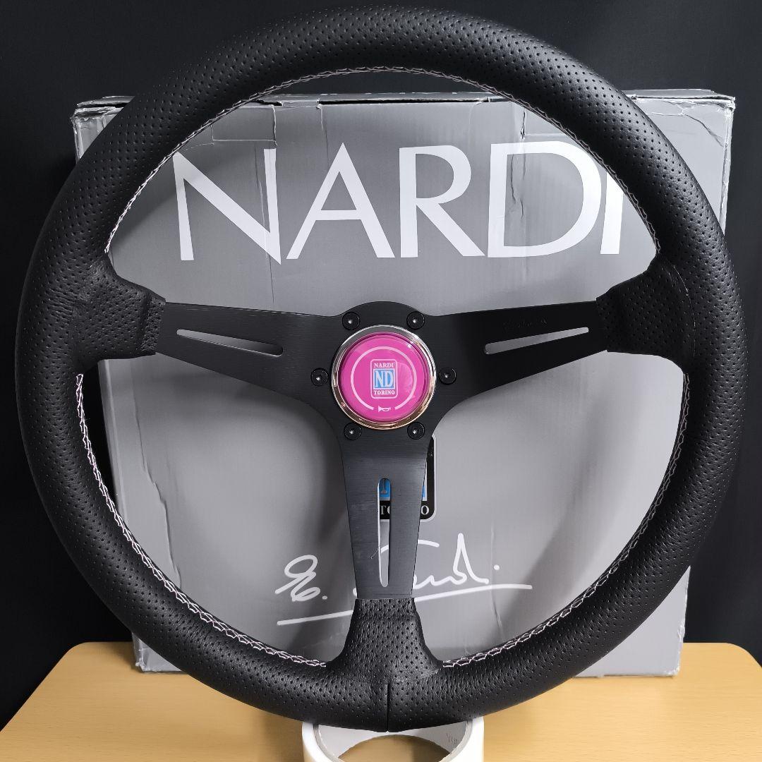 NARDI タイプ　80mmディープコーンステアリング350mm
