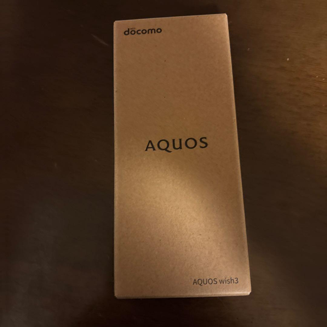 docomo AQUOS wish3 ブラック SH-53D