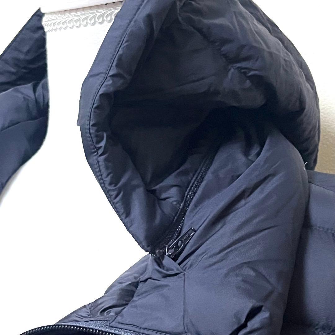 にやんちゆ　ユニクロ ウルトラライトダウンロングコート XL ネイビー