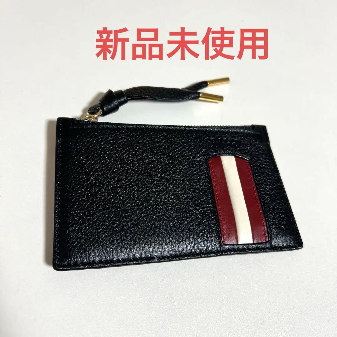 極美品　BALLY バリー　クレジットカードケース MANDHY BLACK