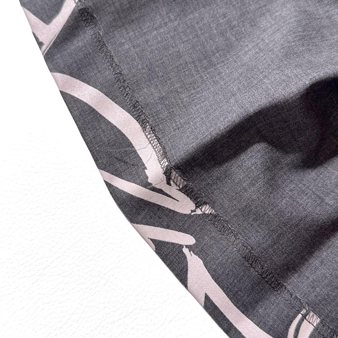 アナイ ウールトロピカルプリントアシメタック スカート