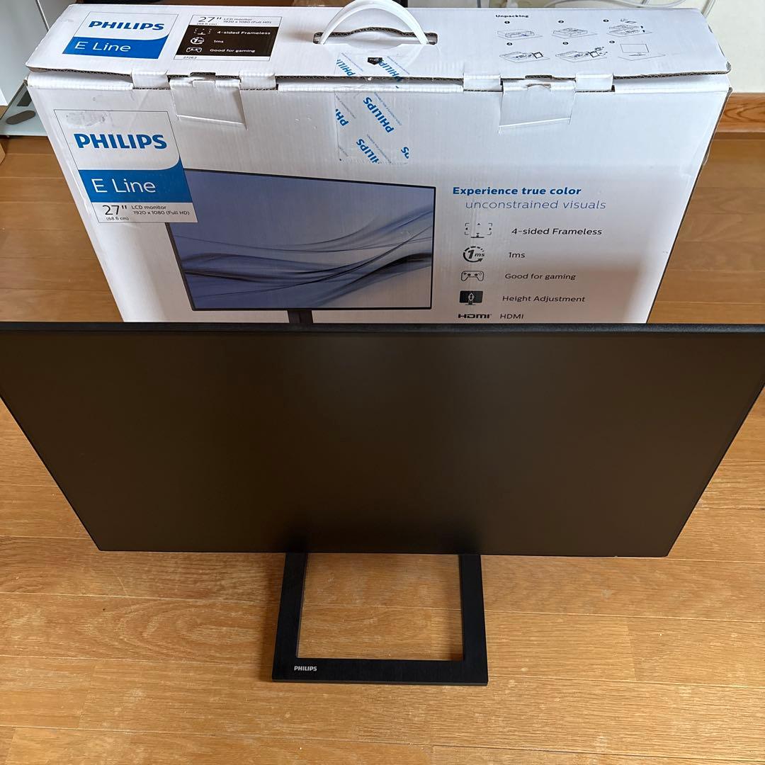 フルHD Philips E line 27インチモニター