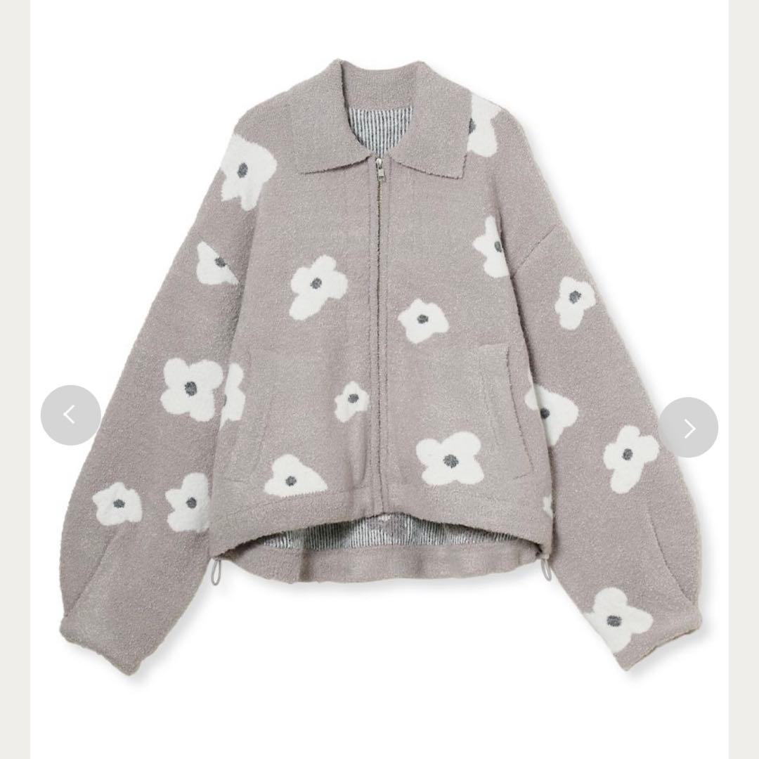 emmi エミ　ブルゾンライクカーディガン