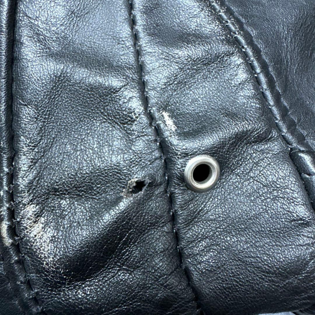 【USA製】schott スタンドカラー シングルライダース 641