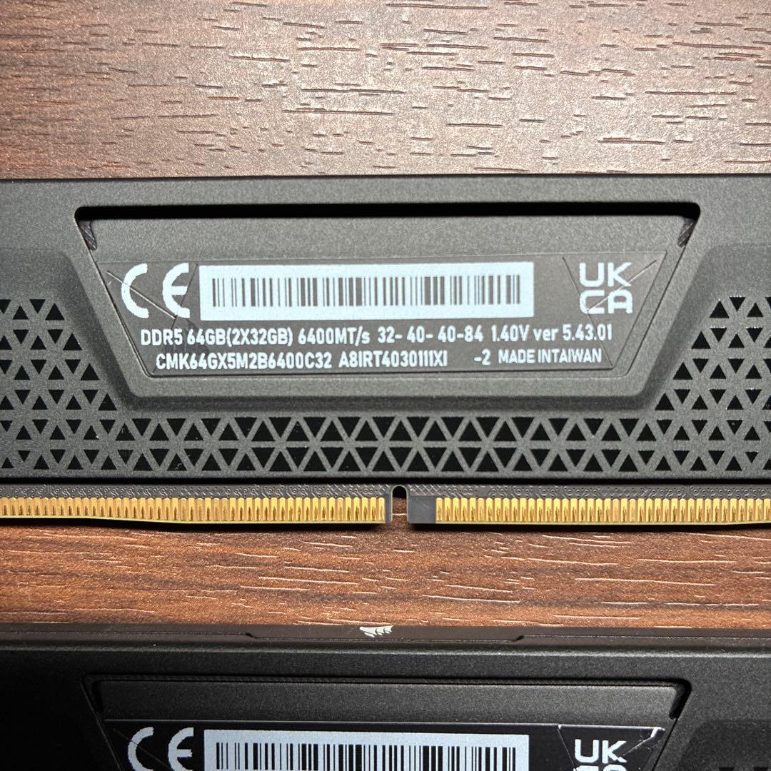 Corsair (コルセア) 64GB (32GB×2) DDR5-6400