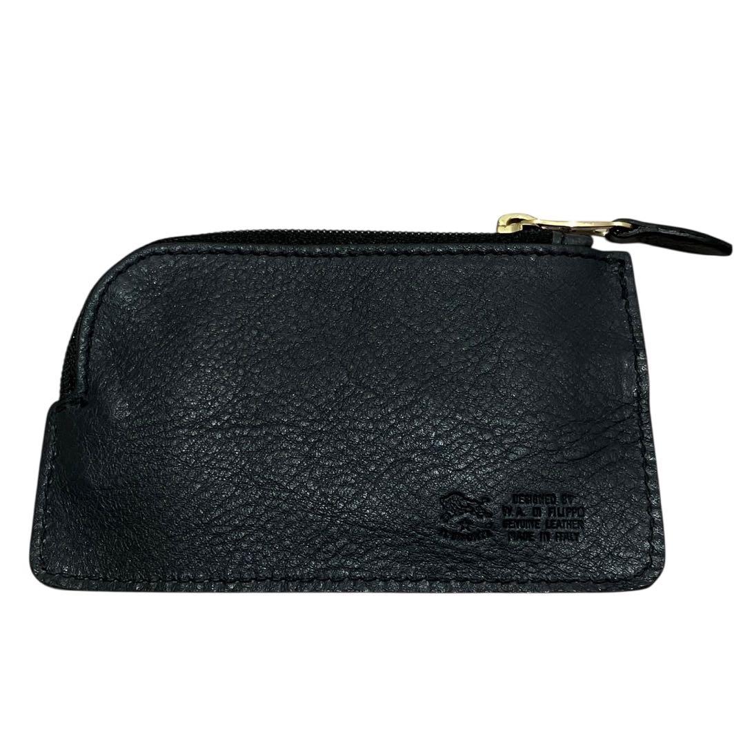 【極美品】イルビゾンテ ケース　キーケース　L字ファスナー　シボ革　保存袋