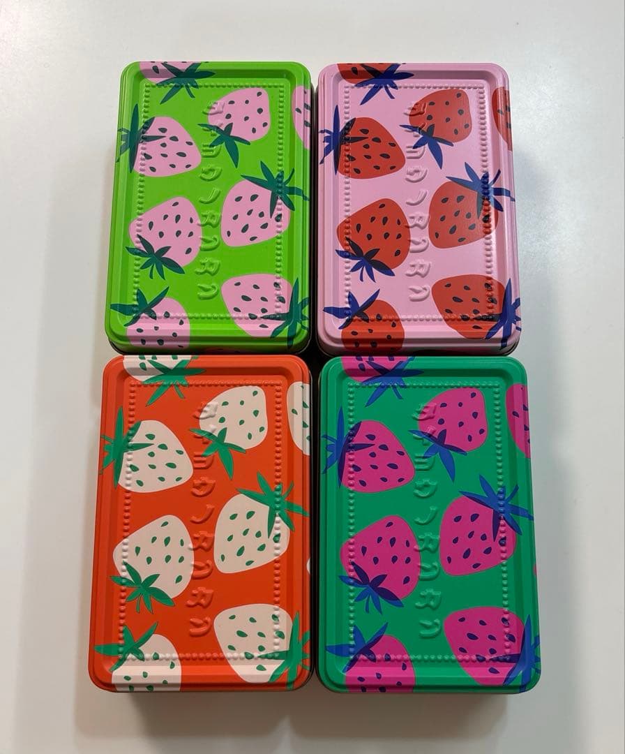 【なるちゃん】タイヨウノカンカン　いちご　缶のみ　４つセット