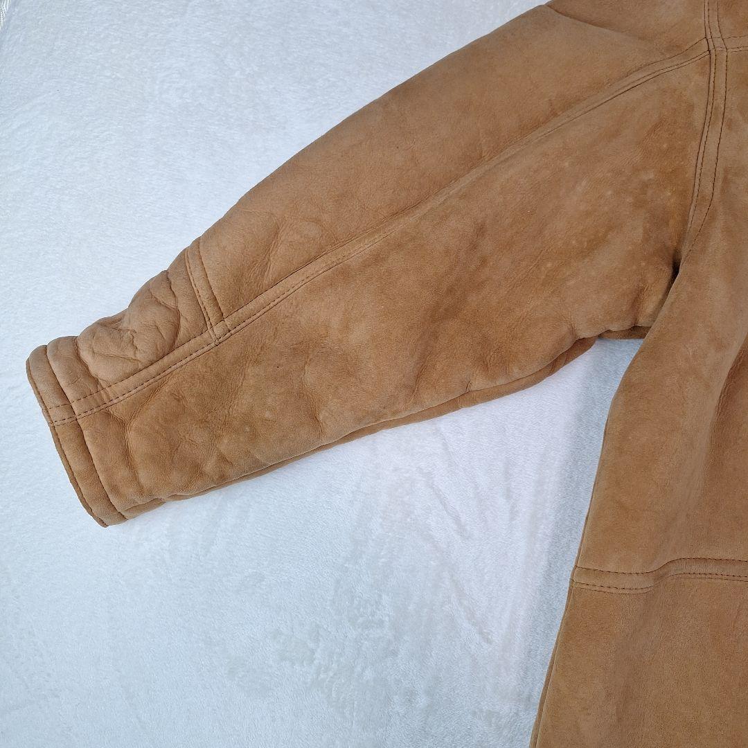 イタリア製✨ムートンコート　リアルレザー　裏ボア　サイズ50