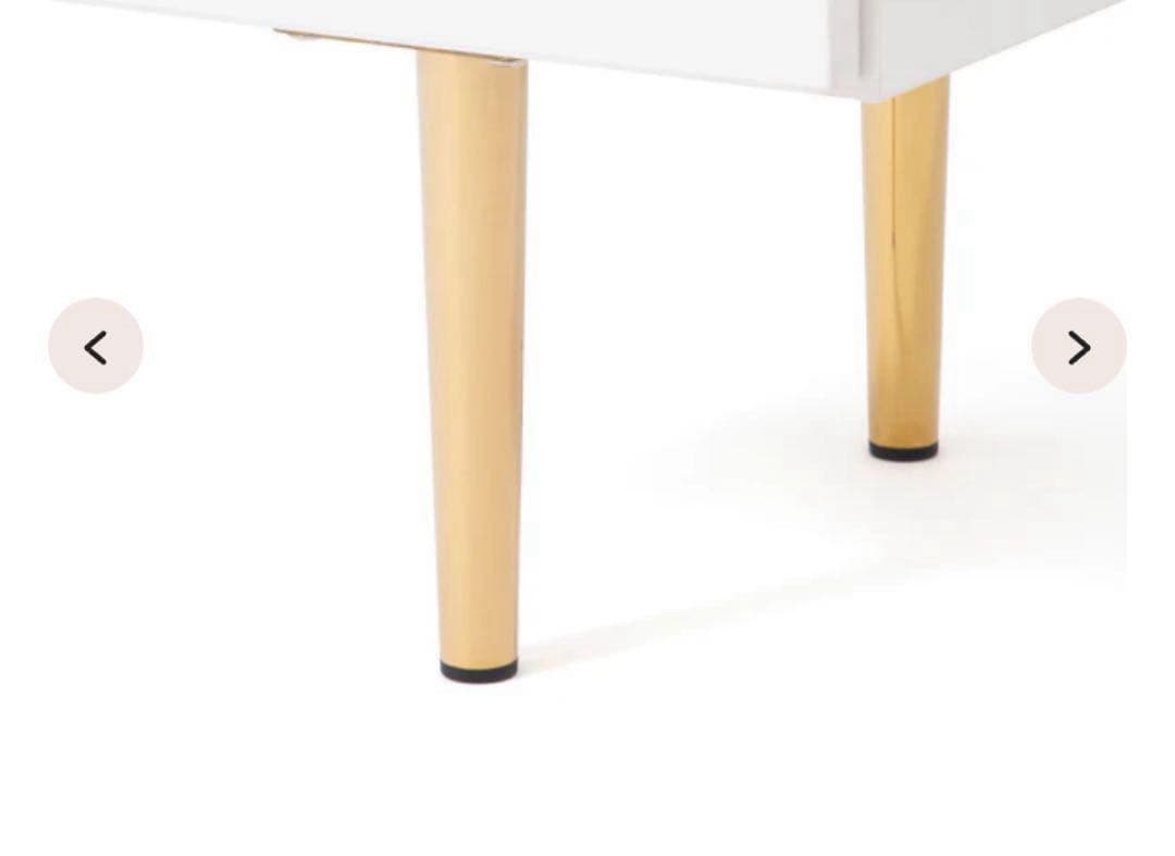 Francfranc エルドラド　コスメデスク　ドレッサー 追加デスク付き