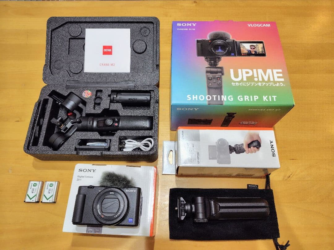 最終値下げ【美品】SONY ZV-1G + ジンバルCRANE-M2セット