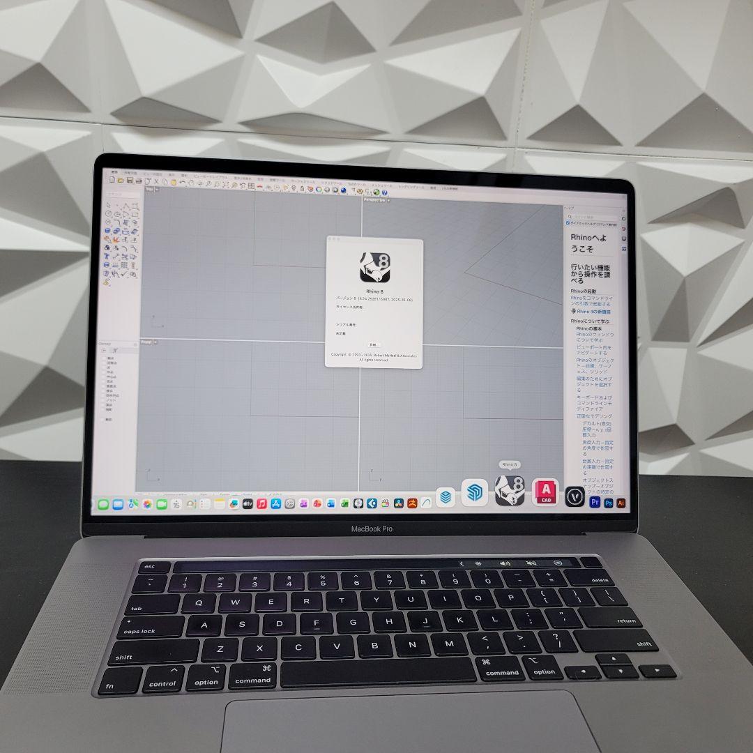 美品 MacBook Pro 16インチ i7 32/512 CAD&3D設計